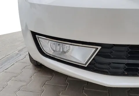 Накладки на ПТФ (2 шт) OmsaLine - Італійська нержавійка для Skoda Octavia III A7 2013-2019 рр — Skoda Octavia III A7 2013-2019 гг. DianaParts