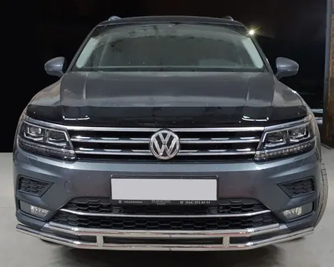Передній захист ST016 (нерж) для Volkswagen Tiguan 2016-2023 рр — Volkswagen Tiguan 2016-2023 гг. DianaParts