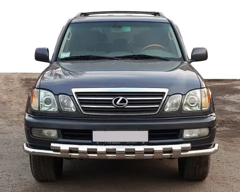 Передній захист ST015 (нерж.) для Lexus LX470 1998-2007 рр — Lexus LX470 1998-2007 гг. DianaParts