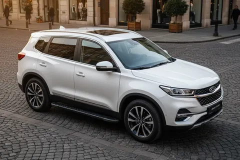 Бокові пороги Bosphorus Black (2 шт., алюміній) для Chery Tiggo 7 2020- рр — Chery Tiggo 7 2020- гг. DianaParts