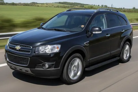 Бокові пороги Allmond Black (2 шт., Алюміній) 2006-2015 для Chevrolet Captiva рр — Chevrolet Captiva 2006-2019 гг. DianaParts