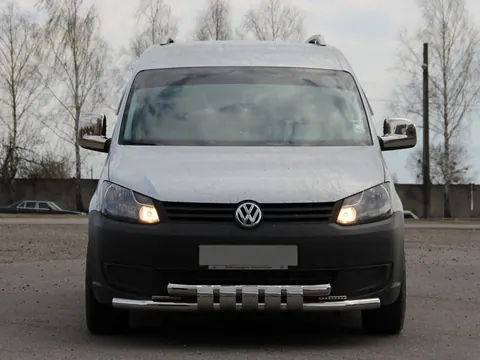 Передній вус Shark ST015 (нерж) для Volkswagen Caddy 2010-2015 рр — Volkswagen Caddy 2010-2015 гг. DianaParts