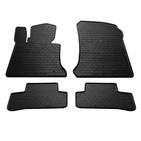 Гумові килимки (4 шт, Stingray Premium) для Mercedes GLK сlass X204 2008-2015 рр — Mercedes GLK сlass X204 2008-2015 гг. DianaParts
