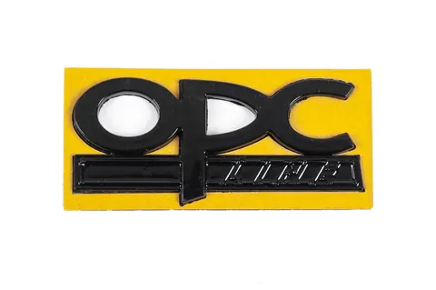 Емблема OPC Line 32мм на 85 мм (Чорний) для Opel — Opel DianaParts
