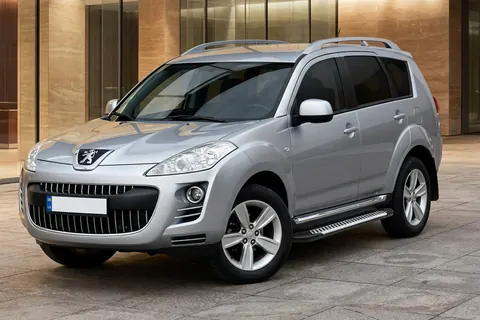 Бокові пороги Line (2 шт., алюміній) для Peugeot 4007 2007-2013 рр — Peugeot 4007 2007-2013 гг. DianaParts