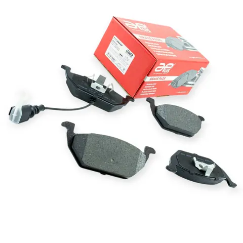 Колодки гальмівні Volkswagen Golf IV, Skoda Oktavia 1.6, Fabia I (1999-2008) передні (71134AAP) (з датчиком) APPLUS