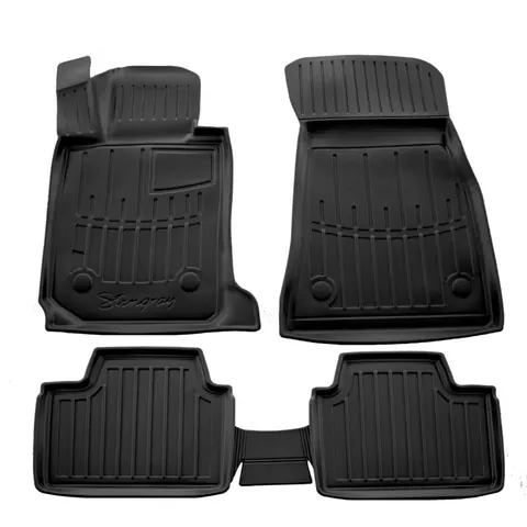 Килимки Stingray 3D (5 шт, поліуретан) для BMW 3 серія F30/F31 2012-2019 рр — BMW 3 серия F30/F31 2012-2019 гг. DianaParts