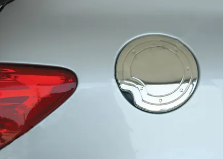 Накладка на лючок бензобака (HB, нерж.) для Peugeot 307 2001-2008 рр — Peugeot 307 2001-2008 гг. DianaParts
