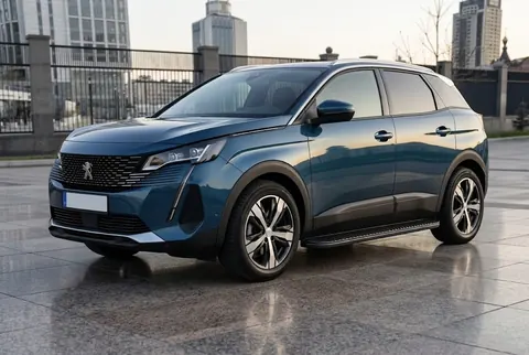 Бокові пороги Tayga Black (2 шт, алюміній) для Peugeot 3008 2016-2023 рр — Peugeot 3008 2016-2023 гг. DianaParts