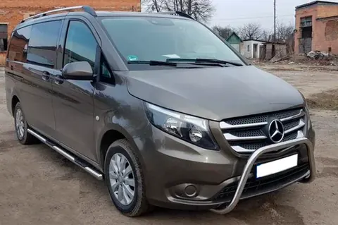 Кенгурятник WT006 (нерж.) для Mercedes Vito/V-class W447 2014- рр — Mercedes Vito/V-class W447 2014- гг. DianaParts