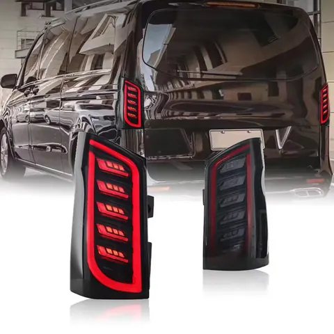 Задні ліхтарі Black (для Vito, 2 шт) для Mercedes Vito/V-class W447 2014- рр