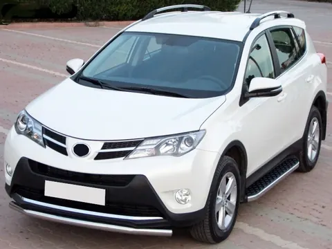 Бокові пороги BlackLine (2 шт, алюміній) для Toyota Rav 4 2013-2018 рр — Toyota Rav 4 2013-2018 гг. DianaParts