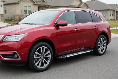 Бокові пороги Line (2 шт., Алюміній) для Acura MDX 2013-2020 рр — Acura MDX 2013-2020 гг. DianaParts