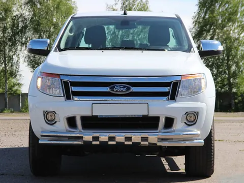 Передній захист ST016 (нерж.) для Ford Ranger 2011-2022 рр — Ford Ranger 2011–2022 гг. DianaParts