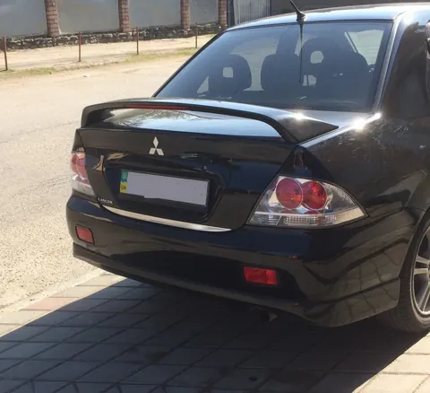 Кромка багажника (нерж.) для Mitsubishi Lancer 9 2004-2008 рр — Mitsubishi Lancer 9 2004-2008 гг. DianaParts