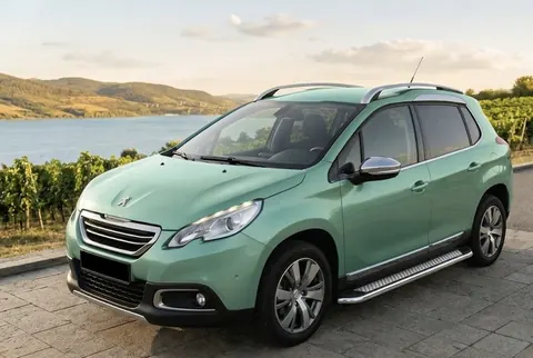 Бокові пороги Maydos V2 (2 шт., алюміній -2026 нерж) для Peugeot 2008 2013-2019 рр — Peugeot 2008 2013-2019 гг. DianaParts