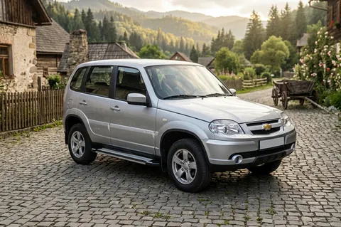 Бокові пороги Rainbow (2 шт., алюміній) для Chevrolet Niva 1998-2020 рр — Chevrolet Niva 1998-2020 гг. DianaParts