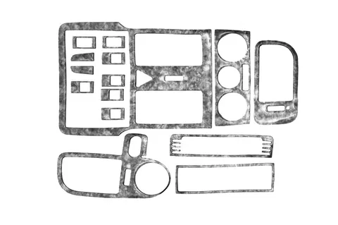 Накладки на панель (1999-2001) Титан для Volkswagen Polo рр — Volkswagen Polo 1994-2001 гг. DianaParts
