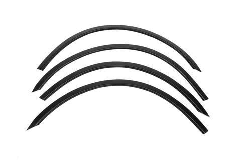 Накладки на арки (4 шт, чорні, ABS-пластик) для Mercedes E-сlass W211 2002-2009 рр — Mercedes E-сlass W211 2002-2009 гг. DianaParts