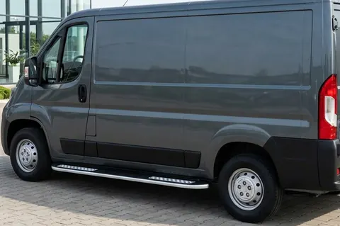 Бокові пороги Tayga V2 (2 шт., алюміній) Коротка база для Fiat Ducato 2006-2025 рр — Fiat Ducato 2006-2025 гг. DianaParts