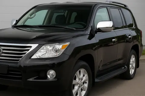 Накладки на дзеркала (2008-2012, 2 шт., нерж.) для Lexus LX570/450d рр — Lexus LX570/450d 2008-2022 гг. DianaParts
