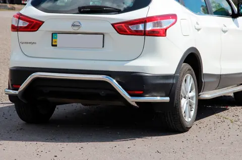 Задня дуга AK007-Plus (нерж) для Nissan Qashqai 2014-2021 рр — Nissan Qashqai 2014-2021 гг. DianaParts