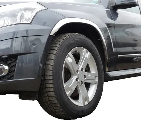 Накладки на арки (4 шт, нерж) для Mercedes GLK сlass X204 2008-2015 рр — Mercedes GLK сlass X204 2008-2015 гг. DianaParts
