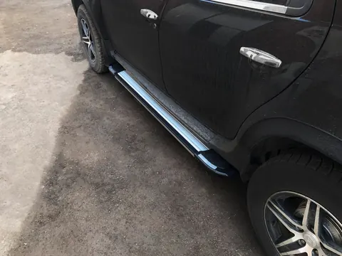 Бокові пороги Rainbow (2 шт., Алюміній) для Dacia Duster 2008-2018 рр — Dacia Duster 2008-2018 гг. DianaParts