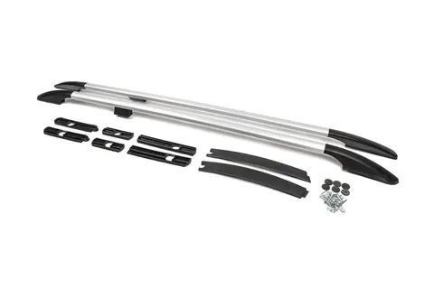 Рейлінги OmsaLine Solid (2 шт, сірі) коротка база для Ford Connect 2014-2021 рр — Ford Connect 2014-2021 гг. DianaParts