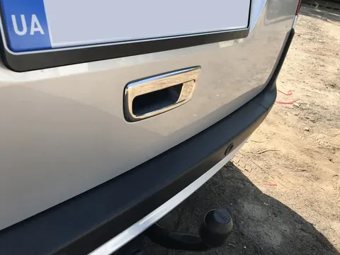 Накладка на задню ручку (нерж.) OmsaLine - Італійська нержавійка для Mercedes Citan 2013-2021 рр — Mercedes Citan 2013-2021 гг. DianaParts