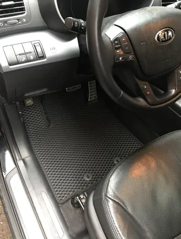 Килимки 2012-2014 (EVA, чорні) для Kia Sorento II XM рр — Kia Sorento II XM 2009-2014 гг. DianaParts
