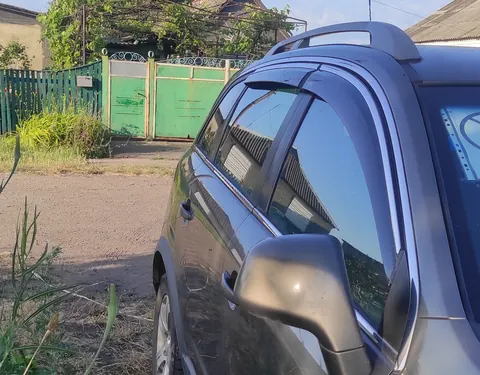 Вітровики з хромованим молдингом (4 шт, Niken) для Opel Antara 2006-2017 рр — Opel Antara 2006-2017 гг. DianaParts