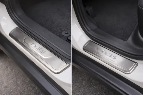 Накладки на пороги Libao (4 шт, нерж) для Hyundai IX-35 2010-2015 рр — Hyundai IX-35 2010-2015 гг. DianaParts