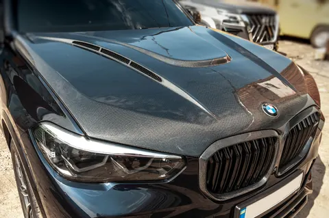 Карбоновий капот V1 (G05/F95) для BMW X5 G05 2019-2026 рр — BMW X5 G05 2019–2026 гг. DianaParts