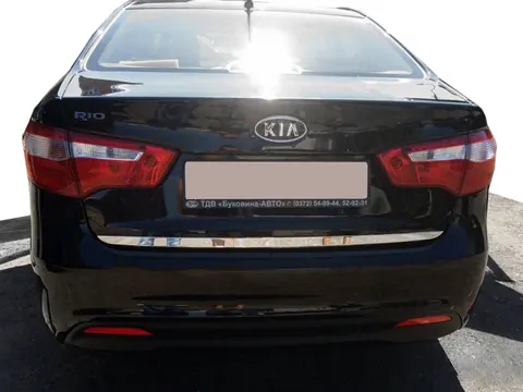 Кромка багажника (нерж.) для Kia Rio 2012-2017 рр — Kia Rio 2012-2017 гг. DianaParts