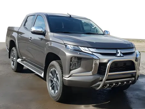 Кенгурятник WT003-Special (нерж) для Mitsubishi L200 2015-2024 рр — Mitsubishi L200 2015-2024 гг. DianaParts