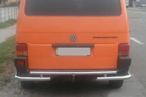 Задня дуга AK003-2 (нерж) для Volkswagen T4 Caravelle/Multivan 1990-2003 рр — Volkswagen T4 Caravelle/Multivan 1990–2003 гг. DianaParts