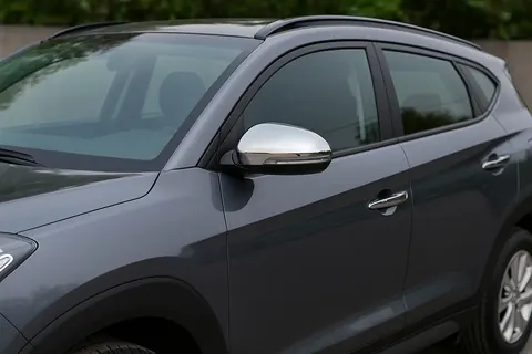 Накладки на дзеркала (2 шт., нерж) для Hyundai Tucson TL 2016-2021 рр — Hyundai Tucson TL 2016-2021 гг. DianaParts
