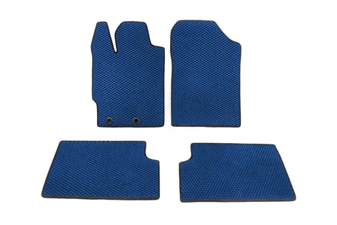 Килимки EVA ДВС (Синій) для Toyota Yaris 2010-2020 рр — Toyota Yaris 2010-2020 гг. DianaParts
