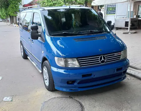 Нижня накладка на бампер Brabos Style (під фарбування) для Mercedes Vito W638 1996-2003 рр — Mercedes Vito W638 1996-2003 гг. DianaParts