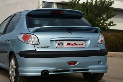 Спойлер нижній Meliset (під фарбування) для Peugeot 206 1998-2024 рр — Peugeot 206 1998-2024 гг. DianaParts