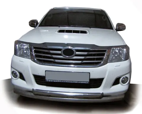 Передній захист ST014-1 (нерж.) для Toyota Hilux 2006-2015 рр — Toyota Hilux 2006-2015 гг. DianaParts