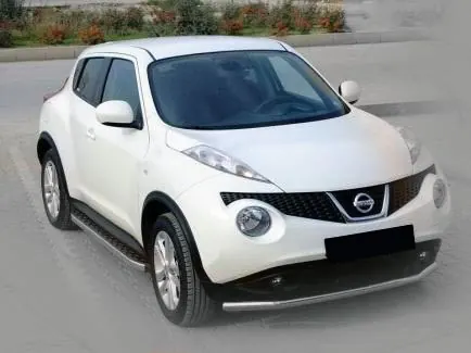 Передній захист ST008-2 (нерж) для Nissan Juke 2010-2019 рр — Nissan Juke 2010-2019 гг. DianaParts