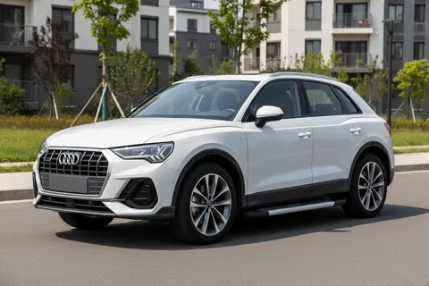 Бокові пороги Vision New Grey (2 шт., Алюміній) для Ауди Q3 2019- рр — Audi Q3 2019- гг. DianaParts