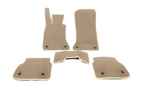 Килимки EVA (для F02, Бежевий) для BMW 7 серія F01/F02 2008-2015 рр — BMW 7 серия F01/F02 2008-2015 гг. DianaParts