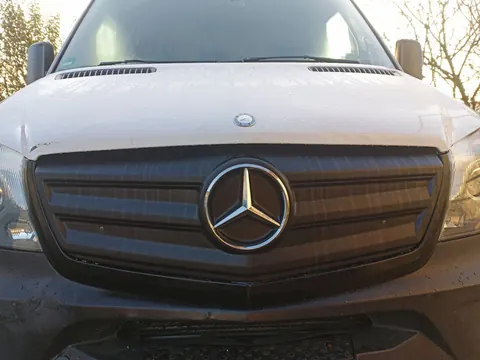 Зимова накладка на решітку V2 (2013-2026) Матова для Mercedes Sprinter W906 рр — Mercedes Sprinter W906 2006–2018 гг. DianaParts