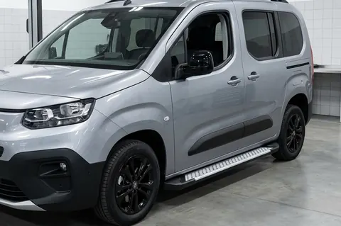 Бокові пороги Allmond Grey (2 шт., алюміній) Коротка база для Fiat Doblo III 2023- рр — Fiat Doblo III 2023- гг. DianaParts