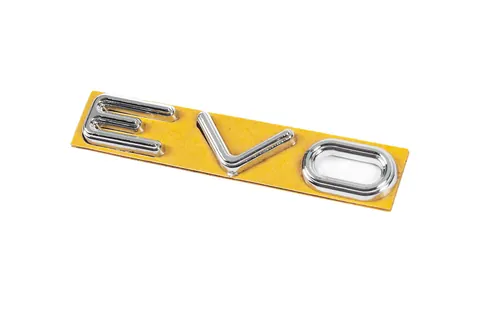 Напис EVO 51881057 (82мм на 14мм) для Fiat Punto Grande/EVO 2006-2018 рр — Fiat Punto Grande/EVO 2006-2018 гг. DianaParts