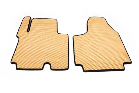 Килимки EVA (бежеві) 1 -2026 2 для Opel Vivaro 2001-2015 рр — Opel Vivaro 2001–2015 гг. DianaParts