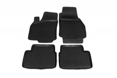 Гумові килимки з бортом (4 шт, Polytep) для Opel Astra G classic 1998-2012 рр — Opel Astra G classic 1998-2012 гг. DianaParts